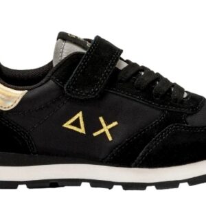 SUN68 - Scarpe Girl's Ally Gold Silver (Kid) Nero