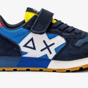 SUN68 - Scarpe Boy's Jaki Bicolor (Kid) Navy Blue/Royal
