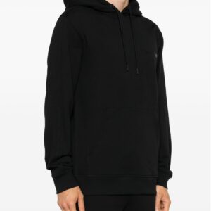 CALVIN KLEIN JEANS - Felpa Uomo Institutional Hoodie Nero