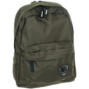BLAUER - Zaino Uomo con Maxi Logo Verde Militare