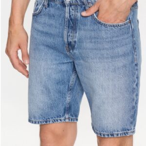 ONLY&SONS - Pantaloncino Uomo di Jeans Straight Fit Light Blue Denim