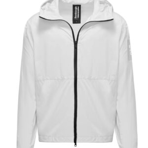 BOMBOOGIE - Giubbino Uomo Giacca Packable Antipioggia Bianco