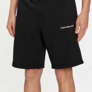 CALVIN KLEIN JEANS - Pantaloncini Uomo Sportivi Institutional Nero