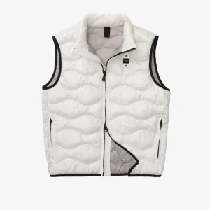 BLAUER - SMANICATO AD ONDE DANNY UOMO BIANCO
