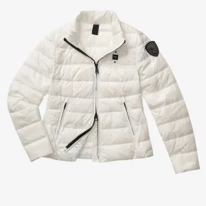 BLAUER - PIUMINO COLLO ALLA COREANA VALE DONNA BIANCO