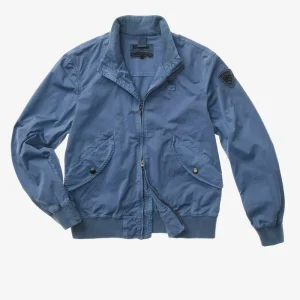 BLAUER - BOMBER LEGGERO BADGER DYED UOMO BLU