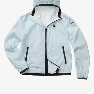 BLAUER - GIACCA A VENTO FARRIN UOMO CELESTE
