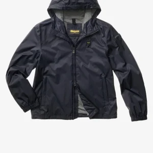 BLAUER - GIACCA CON CAPPUCCIO CARRUTH UOMO BLU