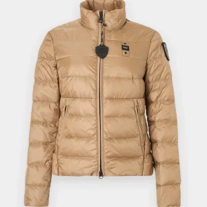 BLAUER - PIUMINO COLLO ALLA COREANA VALE DONNA BEIGE