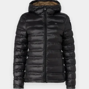 BLAUER - GIACCA ECO CON CAPPUCCIO ELLIS DONNA NERO