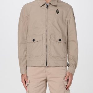 BLAUER - GIUBBOTTO BLOUSON SFODERATO UOMO BEIGE