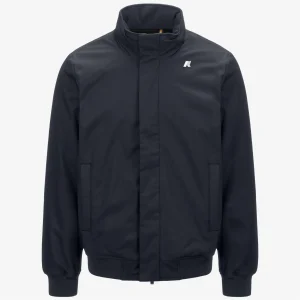 K-WAY - GIACCA AMAURY TWILL MARMOTTA UOMO BLU