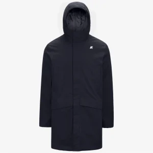 K-WAY - GIACCA JARNO TWILL MARMOTTA UOMO BLU
