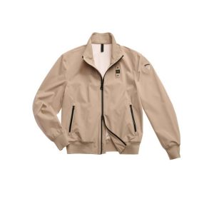 BLAUER - BOMBER NASTRATO ANSON UOMO BEIGE