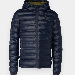 BLAUER - GIUBBETTO TERMOSALDATO CON CAPPUCCIO CHARLES UOMO BLU