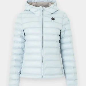BLAUER - GIACCA ECO CON CAPPUCCIO ELLIS DONNA CELESTE