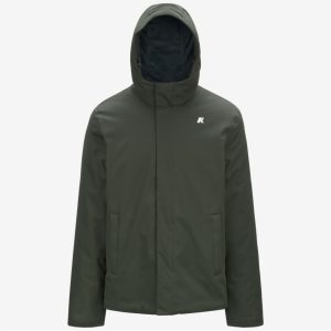 K-WAY - GIACCA JARNO TWILL MARMOTTA UOMO VERDE