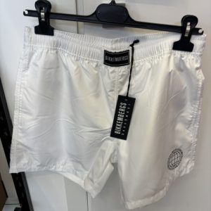 BIKKEMBERGS - COSTUME BOXER MARE BIANCO