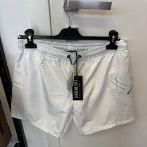BIKKEMBERGS - COSTUME BOXER MARE BIANCO