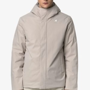 K-WAY - GIACCA JACKO TWILL MARMOTTA UOMO BEIGE