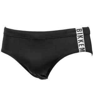 BIKKEMBERGS - COSTUME SLIP BASIC UOMO NERO