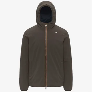 K-WAY - GIACCA JACK ST WARM DOUBLE UOMO NERO OLIVA