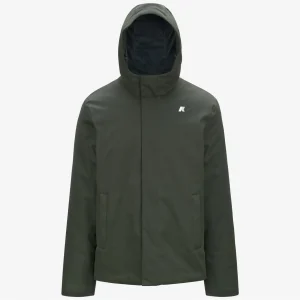 K-WAY - GIACCA JACKO TWILL MARMOTTA UOMO VERDE