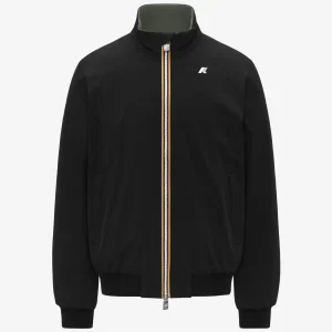 K-WAY - GIACCA ARSENE ST WARM DOUBLE UOMO NERO VERDE